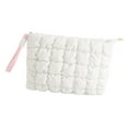 thumbnail image 4 of Bolsa de maquillaje de viaje, organizador de accesorios estéticos, neceser, neceser. Blanco, 4 of 9