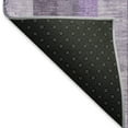 thumbnail image 5 of Addison Rugs Mayfield Premium Machine Washable Transitional Stripes Purple Rectangle Rug, 10' X 14' Machine Washable Transitional Stripes Purple Oversized Sherpa Throw Blanket, 5 of 7