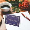 thumbnail image 4 of Unique Bargains 36pcs Thank You Cards with Envelopes, 4x6 Thank You Cards Small Business Blank Thank You Notes Small, Flower, 4 of 6