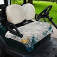 thumbnail image 2 of Golf Cart Seat Covers for 2 Seater,Teal Gray Gold Microfiber Cart Seat Towel Blanket,Modern Minimalist Abstract Gradient Art Absorbent Breathable NonSlip Bench Seats Protector for Golf Course 51"x31", 2 of 9