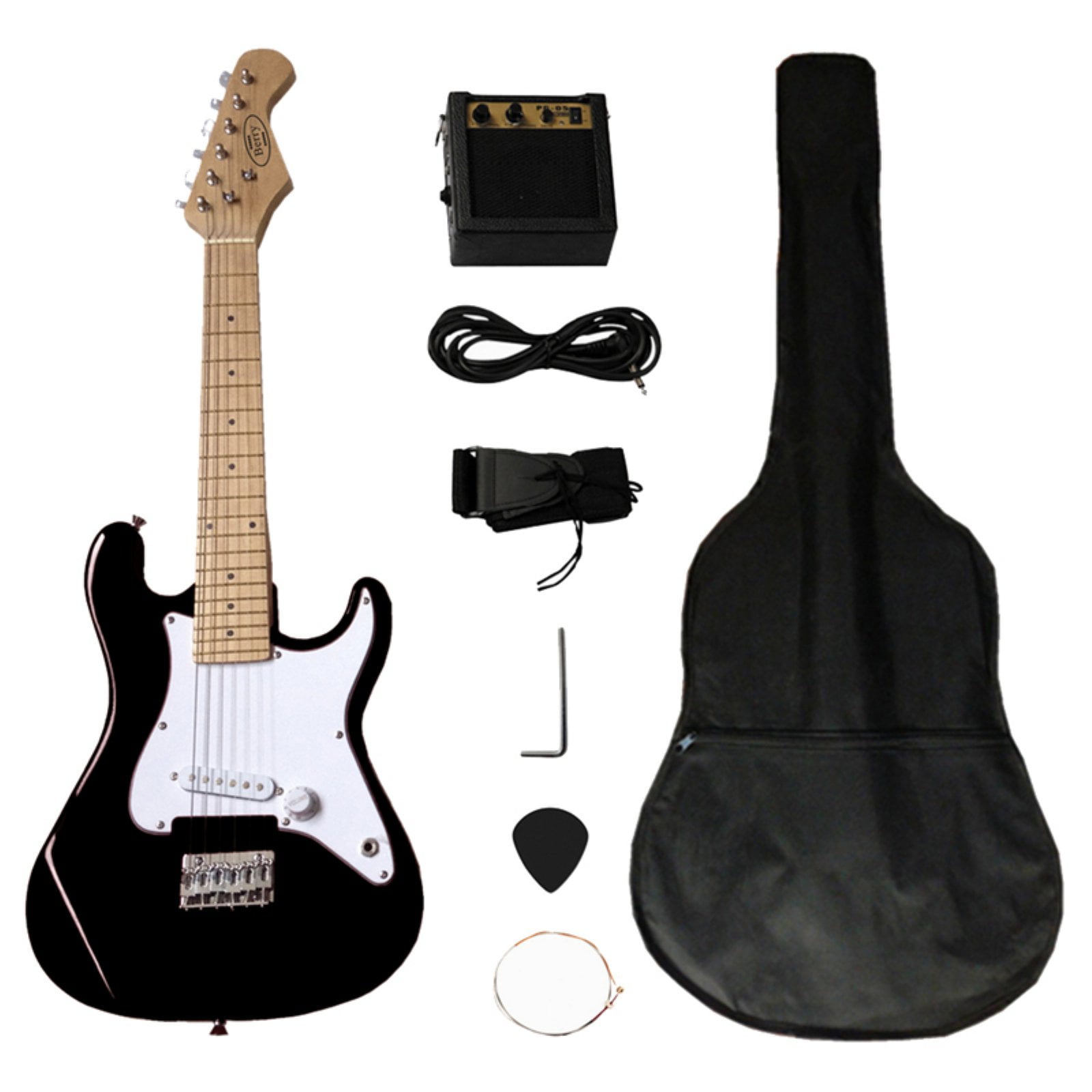 Berry Toys 32 in. Electric Guitar Set - Black - Walmart.com