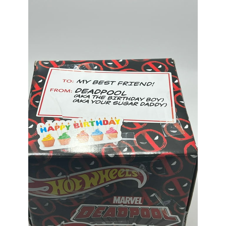 SDCC 2021 Exclusive Marvel Deadpool with 30th Anniversary Birthday Scooter by Hot Wheels SDCC 2021 Exclusive Marvel Deadpool with 30th Anniversary Birthday Scooter by Hot Wheels