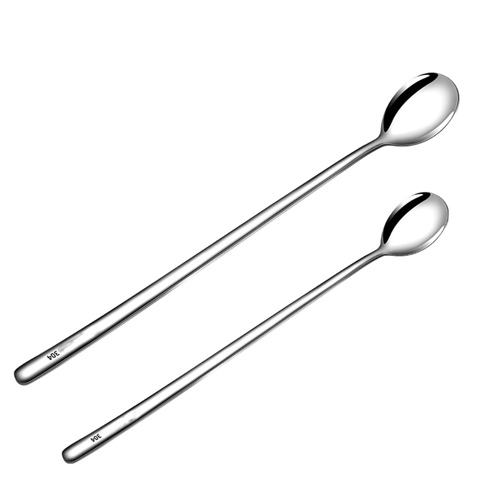 304 stainless steel long handle mixing spoon small table spoon seasoning eliminating coffee