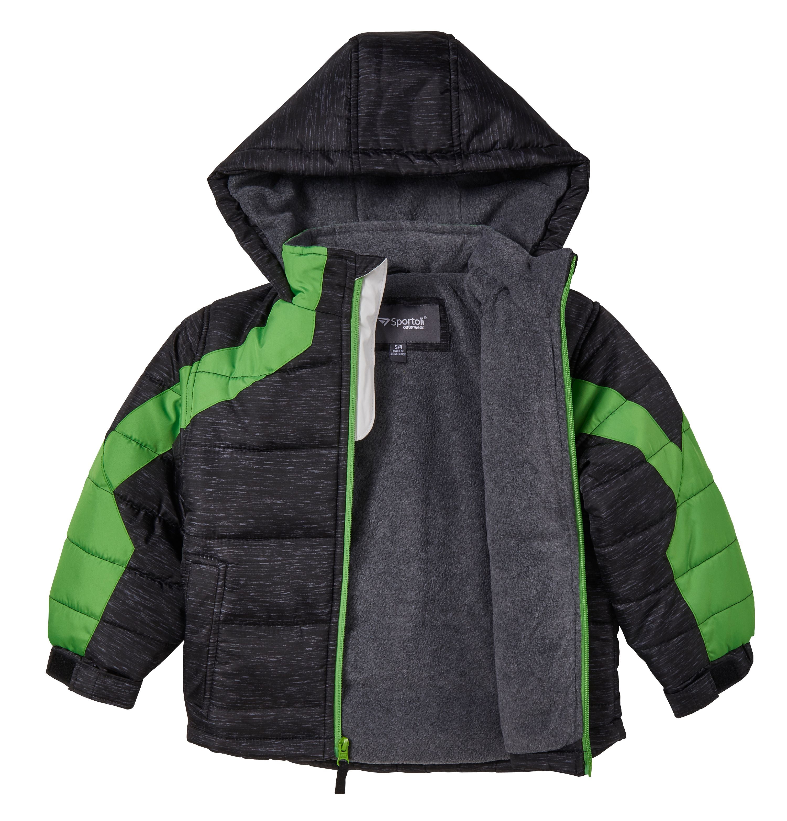 Sportoli Boys' Fleece Lined Hooded 