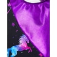 thumbnail image 7 of YiZYiF Girls Leopard Patchwork Ballet Dance Leotard Long Sleeve Gymnastic Unitard Purple-A 10, 7 of 7