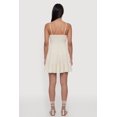 thumbnail image 4 of Women's Crochet Detail Tiered Ruffle Trim Dress, 4 of 4