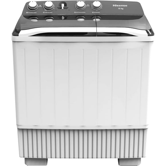 LAVADORA SEMIAUTOMATICA HISENSE WSA1803P DOBLE TINA 18 KILOS