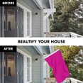 thumbnail image 3 of G128 Combo Pack: 5 Ft Tangle Free Aluminum Spinning Flagpole (Silver) & Solid Magenta Color Flag 2x3 Ft, LiteWeave Pro Series Printed 150D Polyester | Pole with Flag Included, 3 of 9