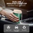 thumbnail image 5 of Modern 18oz Double Drinking Coffee Mug – Vacuum Insulated Stainless Steel Travel Cup with Leakproof Lid, 316 Steel Thermos Tumbler for Hot & Cold Beverages, 5 of 7