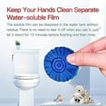 thumbnail image 2 of Automatic Toilet Bowl Cleaner Tablets Bathroom Toilet Tank Cleaner,Blue Toilet Bowl Bubbles,Strong Detergent Ability,Long-lasting 300 brushes,Mild Fresh Pine Scent(18 Pack), 2 of 9