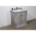 thumbnail image 5 of InFurniture WK8131-G plus WK top 31 in. Rustic Solid Fir Sink Vanity In Grey-No Faucet, 5 of 5