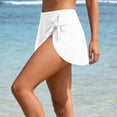 thumbnail image 6 of Gamivast Womens Swimwear Cover Ups High Waisted Mesh Sheer Swim Skirt with Side Dstring Ruched Coverup for Summer Beach Pool Party Resort Wear Outfits, 6 of 7