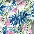 thumbnail image 5 of Stamzod Boys Button Down Shirt Short Sleeve Hawaiian Shirt Fashion Tropical Printing Summer Kids Clothes Casual Loose Vacation Beach Shirt with Pocket White B 10 Years, 5 of 7