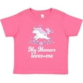 thumbnail image 3 of Inktastic My Memere Grandma Loves Me Unicorn Girls Toddler T-Shirt, 3 of 5