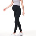 thumbnail image 2 of SWSMCLT Women's Yoga Leggings Maternity High Waisted Trousers Yoga Pants Workout Spandex Running Ankle Summer Black Large, 2 of 4