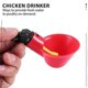 thumbnail image 3 of Automatic Bird Coop Poultry Chicken Fowl Drinker Water Drinking Cups - 24pcs, 3 of 5