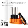 thumbnail image 4 of 10-Piece Multifunctional Screwdriver Set with 2-in-1 Design: Includes Cross, Slotted, and Torx Bits, Ratchet Handle – Durable, Easy-to-Use Toolkit for Home Repair, DIY Projects, and Professional Use, 4 of 6