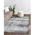 thumbnail image 3 of Unique Loom Del Mar Collection Tapis de Transition Contemporain, 6 x 9 Pieds, Gris Foncé/gris Clair, 3 of 5
