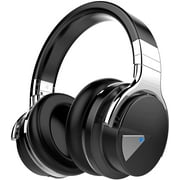Qisebin E7 Active Noise Cancelling Headphones, Over Ear Bluetooth Headphones with rophone, Deep B