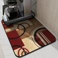 thumbnail image 5 of Tapis d'Égouttage en Caoutchouc Lavables à Motifs Abstraits d'Arcs et de Formes Rouges pour Comptoir de Cuisine, Maison, Grand Tapis de Bar à Café, Accessoires et Déco pour Ustensiles, Vaisselle à Pied 18 Pieds''x24 Pieds'', 5 of 5