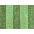 thumbnail image 1 of Ahgly Company Machine Washable Indoor Rectangle Abstract Turquoise Blue Modern Area Rugs, 8' x 10', 1 of 4