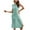Blue, variant on Diufon Cover up Dresses for Women Solid Color Maxi Dress Crewneck Sleeveless Side Hem Split Dress