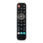 onn. Universal 3-Device Remote, Black, Compatible for TV, Streaming, Soundbar