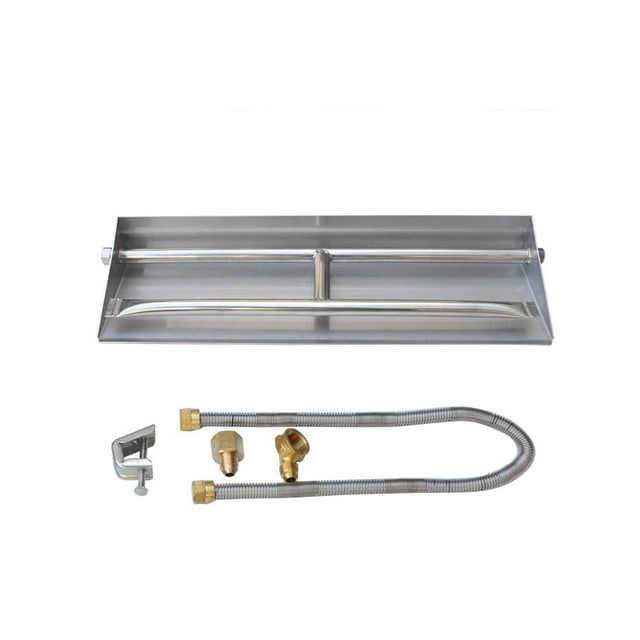 Estufa Stanbroil de 52 cm con Quemador de Doble Llama de Acero Inoxidable