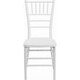 thumbnail image 5 of YYEAN Pewter Resin Stacking Chiavari Chair 18.5"D x 15.75"W x 36.5"H-White, 5 of 11