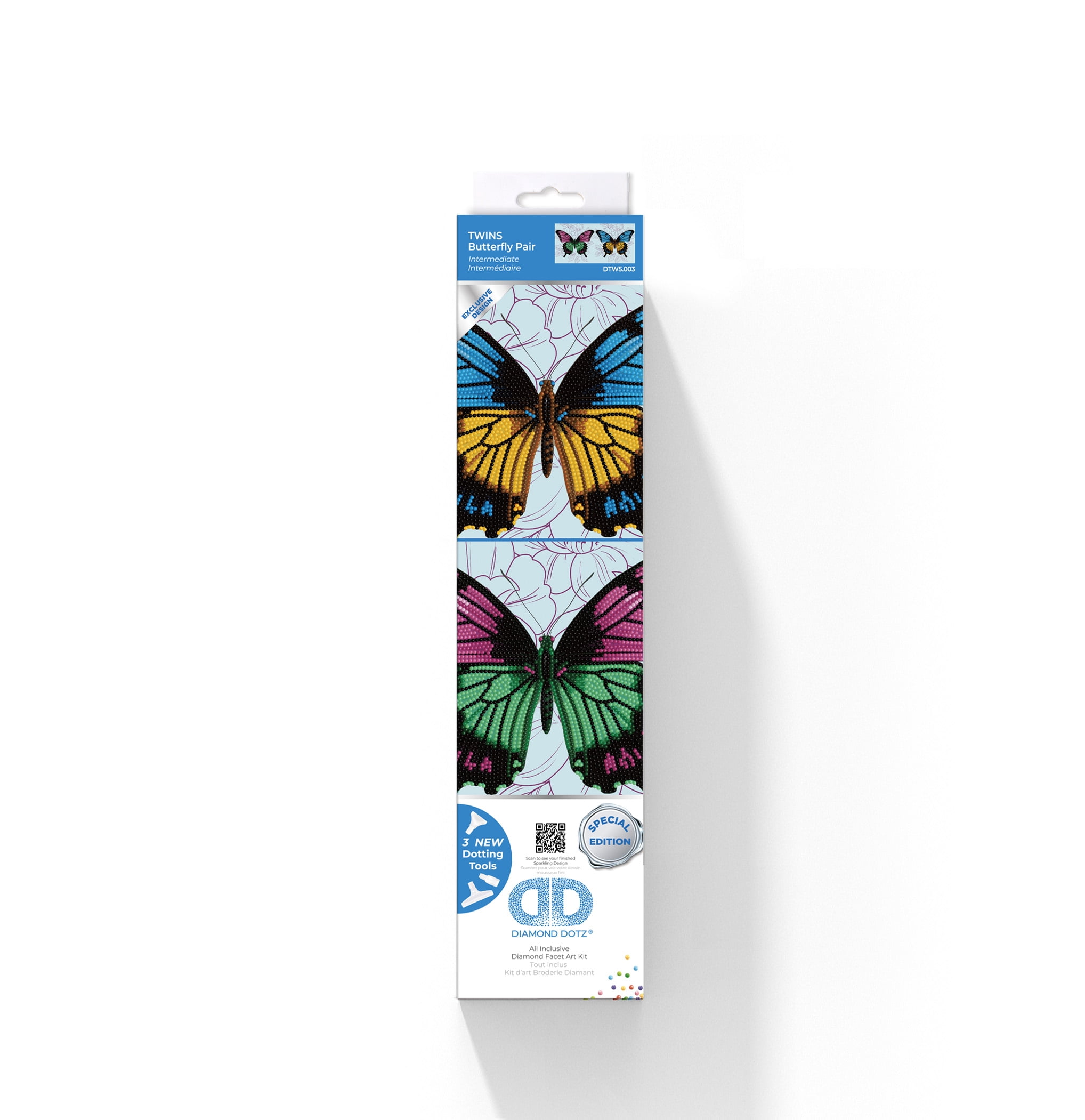 DIAMOND DOTZ® TWINS Butterfly Pair Special Edition Diamond Painting Kit