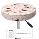 thumbnail image 4 of Balery Funny Chicken Fundas de asiento para taburete de bar redondo de tela de terciopelo ajustables que protegen de arañazos y manchas para sillas de 14 a 17 pulgadas.-14 inch, 4 of 7