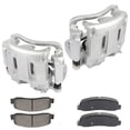 thumbnail image 4 of CCIYU Brake Caliper with Pads, Front 2 Powder-Coated Caliper & 4 Quiet Low Dust Ceramic Pads fit for 2008-2011 for ford for F-250 Super Duty,2008-2012 for ford for F-350 Super Duty, 4 of 5