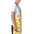 thumbnail image 3 of Picia Classical Cute Sunflower NO.101 Waterproof Apron for Unisex Adult - Adjustable Bib Apron with Pockets, Ideal for Cooking, Gardening, Painting, and Household Chores, 3 of 9
