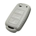 thumbnail image 4 of Funda de silicona para llave remota de coche, protección para llaves, color gris, 4 of 9