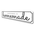 thumbnail image 4 of Happiness is Homemade Novelty Decor, Metal Wall Sign - 4x18 Inches, 4 of 4
