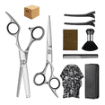thumbnail image 1 of Kit De Tijeras Estilista  Lab.G y barbero con accesorios, plateado, 1 of 5