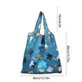 thumbnail image 3 of Reusable Foldable Shopping Bag, Waterproof Nylon, Strong Load Bearing, Various Colors, Hidden Compartment for Extra Storage, Foldable Shopping Bag for Eco-Friendly Use, 3 of 7