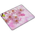 thumbnail image 2 of Cherry Blossom Square Mouse Pads - Pink, Non-Slip Rubber Base, Durable Stitched Edges, Ideal for Gaming, Work, Office Laptop, Computer, 9.5x7.9 Inch, 2 of 6