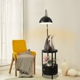 thumbnail image 3 of Modern Foot Switch Floor Lamp Standing Reading Light Bedroom Living Room Light W/o Bulb for Living Room, 3 of 24