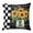 Black Yellow, variant on Sage Green Eucalyptus Leaves Pillow Covers 18x18 Inch, Spring Country Botanical Linen Pillowcase with Invisible Zipper, Decorative Throw Pillow Covers Cushion Case for Couch Sofa Bed Living Room