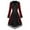 Red, variant on Hvyesh Women's Tuxedo Gothic Tailcoat Jacket Steampunk Victorian Coat Lace Button Down Frock Coat Uniform Halloween Costume