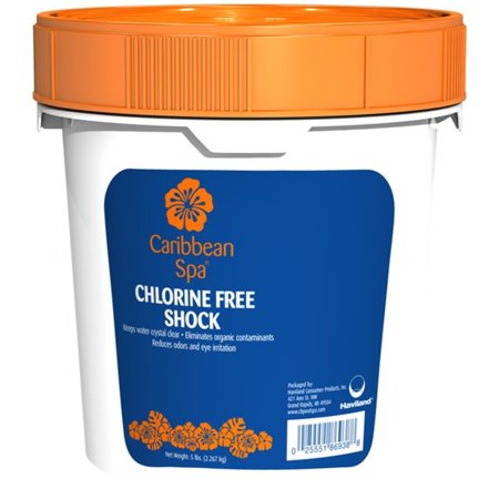 Caribbean Spa Fast Dissolving Chlorine Alternative Pool Chemicals, 5 lbs