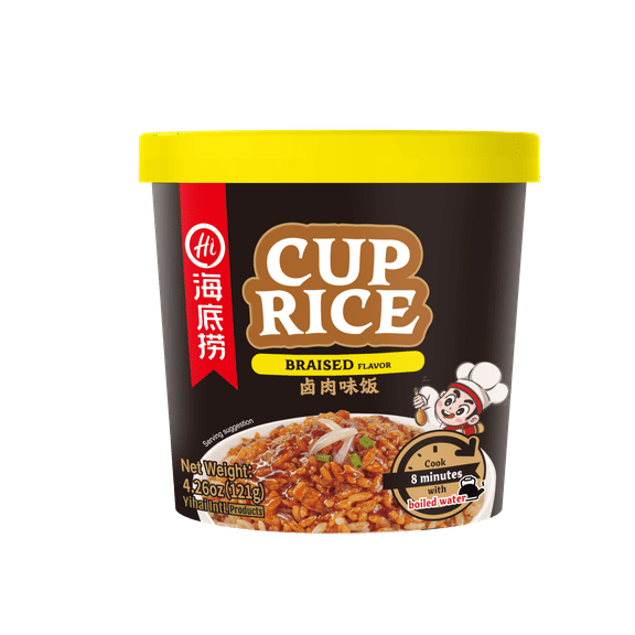 Haidilao Cup Rice Braised Flavor, 6 Pieces, 121G