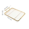 thumbnail image 5 of ELAYARD Acrylic Rectangular Decorative Tray for Cosmetics and Salon Use, 1 Pack, Stylish Organizer for Vanity, 5 of 6