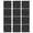 Black, variant on 12 Pack Soundproof Wall Panels Wall Tiles Sound Absorbing Panels for Living Room