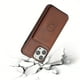 thumbnail image 3 of Suitable For IPhone 14/13/12 Pro Max Coffee Magnetic Absorption Phone Leather Case XS MAX Mobile Phone Case With Skin Plug-in Card Phone Fall Protection Case, 3 of 4