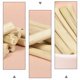thumbnail image 3 of EeaseMX 1 juego de juguetes masticables de caña de bambú para hámster, color beige, 3 of 8