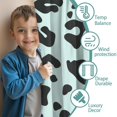 thumbnail image 3 of Blackout Kids Curtains,Light Blue and Black Of Leopard Print Childrens Insulated Curtains Set Of 2,Bedroom Essentials,Toddler Room Decor 42"x54", 3 of 5