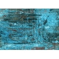 thumbnail image 1 of Ahgly Company Indoor Rectangle Oriental Light Blue Industrial Area Rugs, 7' x 10', 1 of 4
