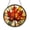 Acrylic 3.5 Inch, variant on Autumn Maple Leaf Stained Glass Suncatcher, Fall Window Hanging Decor, Seasonal Nature Art Glass Panel Accent, Rustic Home Decoration, Unique Gift for Nature Lovers